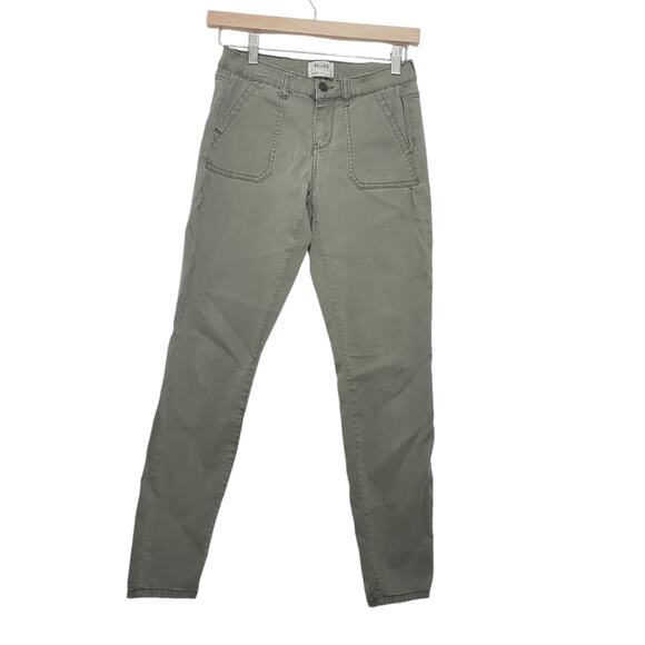 Mudd | Utility Skinny Fit Army Olive Green Khaki Pants Y2K - Picture 1 of 8